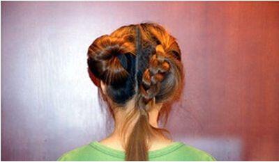 韓式花苞頭怎么扎圖解