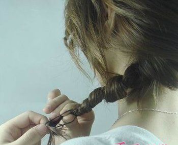 齊肩發盤發教程簡單好看