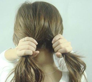 齊肩發盤發教程簡單好看